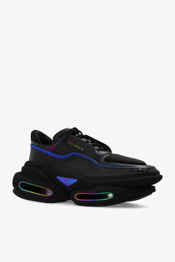 Balmain B Bold ストラップ スニーカー | ブラック | FARFETCH JP